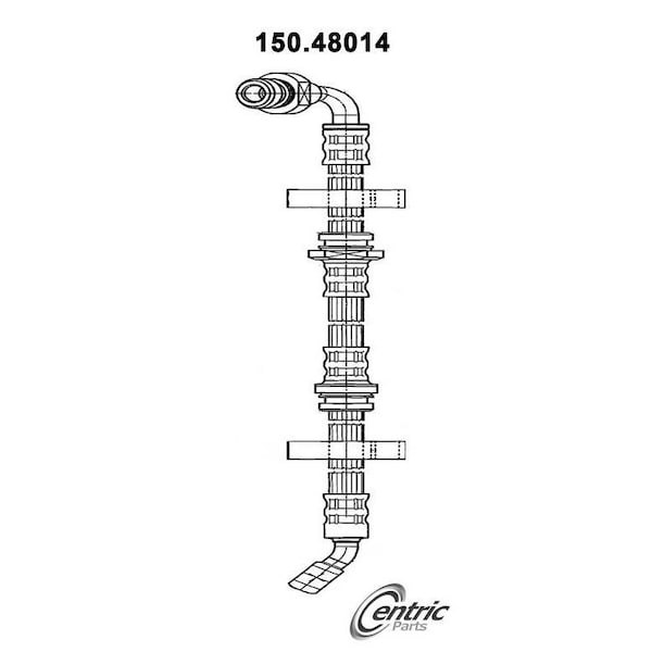 Centric Parts Brake Hose, 150.48014 150.48014 - main